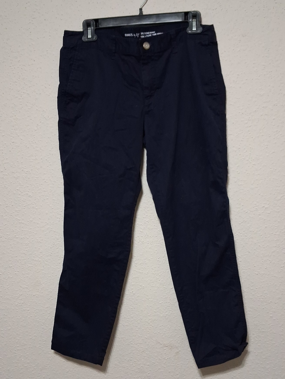 GAP Women's Straight Leg Pants in Navy Blue